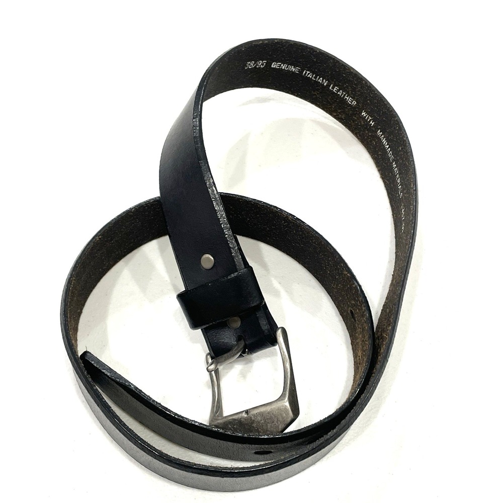Men's Belt Genuine Leather Black Size 38 Business Casual Work Career Formal‎